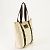 Borsa a Spalla Louis Vuitton Antigua Cabas MM Ecru Crudo - vista 3