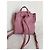 Pliage Longchamp XS leather folding backpack Pink - view 2