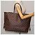 LOUIS VUITTON Borsa Tote Neverfull GM Damier Ebene N51106 LV Auth 86989SA - vista 26