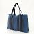 Hermès Borsa a spalla in tela e pelle blu Hermes Troca Horizontal - vista 2