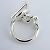 Hermès Hermes Croisette Silver 925 Band Ring - view 10
