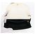Borsa a spalla Chanel Half Moon Chain Bianco - vista 13