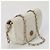Borsa a spalla Chanel Half Moon Chain Bianco - vista 3