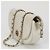 Borsa a spalla Chanel Half Moon Chain Bianco - vista 4