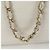 Borsa a spalla Chanel Half Moon Chain Bianco - vista 5