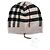 Berretto unisex Burberry a quadri Nero Rosso Beige