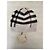 Berretto unisex Burberry a quadri Nero Rosso Beige - vista 6