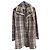 Caban de lã Burberry Bege Fora de branco Castanho claro Azul claro Azul escuro