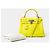Hermès Sac HERMES Kelly 28 en Cuir Jaune - 102114 - vue 2
