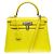 Hermès Sac HERMES Kelly 28 en Cuir Jaune - 102114 - vue 3