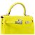 Hermès Sac HERMES Kelly 28 en Cuir Jaune - 102114 - vue 7
