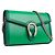 GUCCI - Borsa a spalla Gucci Dionysus Wallet On Chain in pelle verde - vista 2