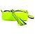 SAINT LAURENT - Borsa a spalla Lou Saint Laurent in pelle verniciata gialla fluorescente Giallo - vista 4