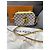 Bolsa de câmera Louis Vuitton Saintonge Damier Azur bege - vista 2