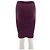 Falda Leetha T.International XS Cachemira Burdeos - vista 2