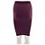 Falda Leetha T.International XS Cachemira Burdeos - vista 2