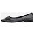 Manolo Blahnik Dunkelgraue Wildleder-Ballerinas - Größe EU 36