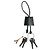 Balenciaga Chaveiro Charm Eiffel Le City Preto