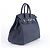 Hermès Birkin 25 Borsa in pelle blu - vista 2