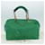 PRADA Borsa a Mano Nylon Verde Oro Auth 86987 D'oro - vista 12