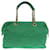 PRADA Borsa a Mano Nylon Verde Oro Auth 86987 D'oro - vista 2