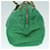 PRADA Borsa a Mano Nylon Verde Oro Auth 86987 D'oro - vista 3