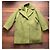 Max Mara Abrigo Largo Verde de Lana y Mohair Verde oliva Verde claro - vista 2