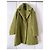 Max Mara Abrigo Largo Verde de Lana y Mohair Verde oliva Verde claro - vista 3