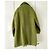 Max Mara Abrigo Largo Verde de Lana y Mohair Verde oliva Verde claro - vista 7