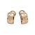 Orecchini a cerchio in oro beige K18BG Chanel Coco Crush