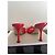 Sandali Mach & Mach in pelle rossa con fiocco Swarovski Rosso - vista 5