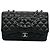 Timeless borsa a flap jumbo classica senza tempo CHANEL Nero
