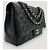 Timeless borsa a flap jumbo classica senza tempo CHANEL Nero - vista 3