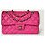 Borsa classica a doppio flap senza tempo CHANEL caviar rosa 2.55 - vista 2