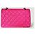 Borsa classica a doppio flap senza tempo CHANEL caviar rosa 2.55 - vista 4