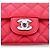 CHANEL clásico atemporal rectangular caviar rojo Roja - vista 17