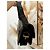 Classic Box Céline Crecy Vintage Handtasche aus schwarzem Leder - Ansicht 10