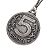 Collana con moneta Mademoiselle CHANEL Argento - vista 3