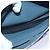 FENDI Clutch Tasche aus Leder Blau Silber Auth bs17465 - Ansicht 11