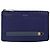 FENDI Clutch Tasche aus Leder Blau Silber Auth bs17465 - Ansicht 13