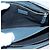 FENDI Clutch Tasche aus Leder Blau Silber Auth bs17465 - Ansicht 20