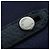 FENDI Clutch Tasche aus Leder Blau Silber Auth bs17465 - Ansicht 8