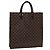 LOUIS VUITTON Borsa Sac Plat Damier Ebene N51140 Auth LV 88692