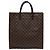 LOUIS VUITTON Borsa Sac Plat Damier Ebene N51140 Auth LV 88692 - vista 2