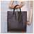 LOUIS VUITTON Borsa Sac Plat Damier Ebene N51140 Auth LV 88692 - vista 21