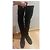 Autre Marque Arche Overknee-Stiefel aus Leder und Nubuk Schwarz - Ansicht 2