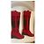 Autre Marque Arche boots nubuck and wool red multi color Multiple colors - view 5