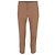 Pantalones rectos de cintura media Chloé en lana marrón