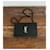 Pochette Opium Yves Saint Laurent en laqué noir et soie  - vue 3