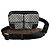 Céline Monogramm Gürteltasche Leder und Canvas Schwarz Grau